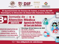 Invita el Ayuntamiento de Oaxaca a la Octava Jornada de Atención Médica Gratuita en San Luis Beltrán