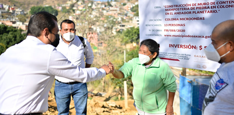 Entrega Ayuntamiento obra para salvaguardar el patrimonio de vecinos de la colonia Microondas