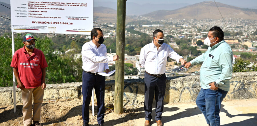 Con obra de pavimentación responde Ayuntamiento de Oaxaca a solicitud vecinal con 28 años de rezago