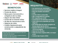 Oferta Secretaría de Marina más de 250 vacantes de empleo en el Istmo de Tehuantepec