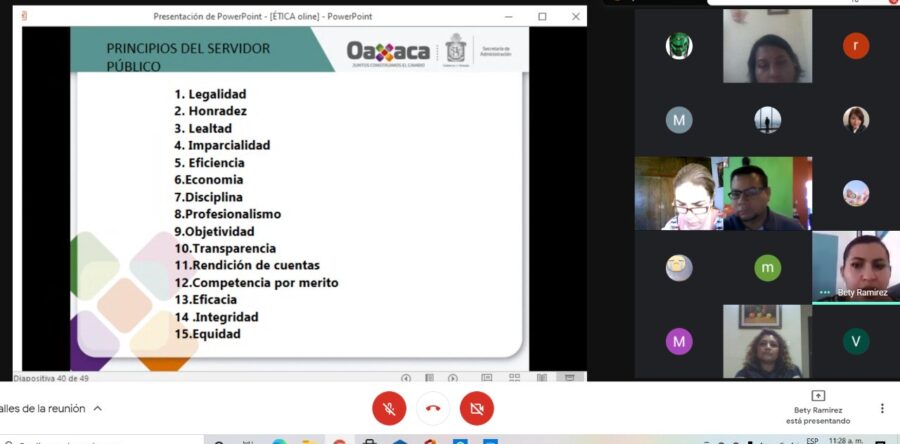 Fortalecen servidoras y servidores públicos cultura de ética y servicio a la población