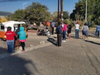 Vecinos de San Juan Chapultepec protestaron ante la falta de agua potable