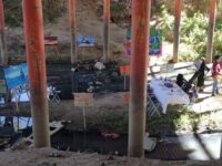 Con performance denunció COAO el alto grado de contaminación del medio ambiente