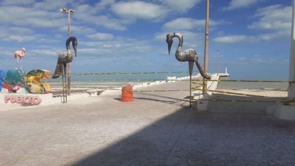 Cierran playas y malecones de Yucatán para frenar contagios de covid