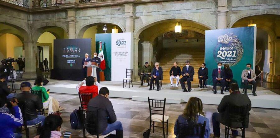 AMLO dio conferencia matutina en Oaxaca; anunció arranque de la vacunación de adultos mayores