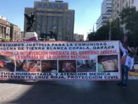 MULTI se movilizó en la CDMX; exigen a AMLO atención para la región triqui