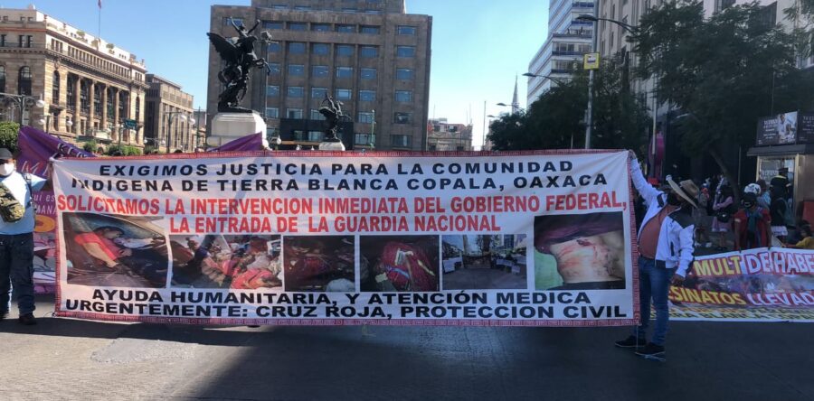 MULTI se movilizó en la CDMX; exigen a AMLO atención para la región triqui