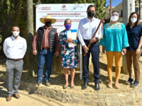 Ayuntamiento de Oaxaca da solución a una añeja solicitud de obra de vecinos de San Felipe del Agua