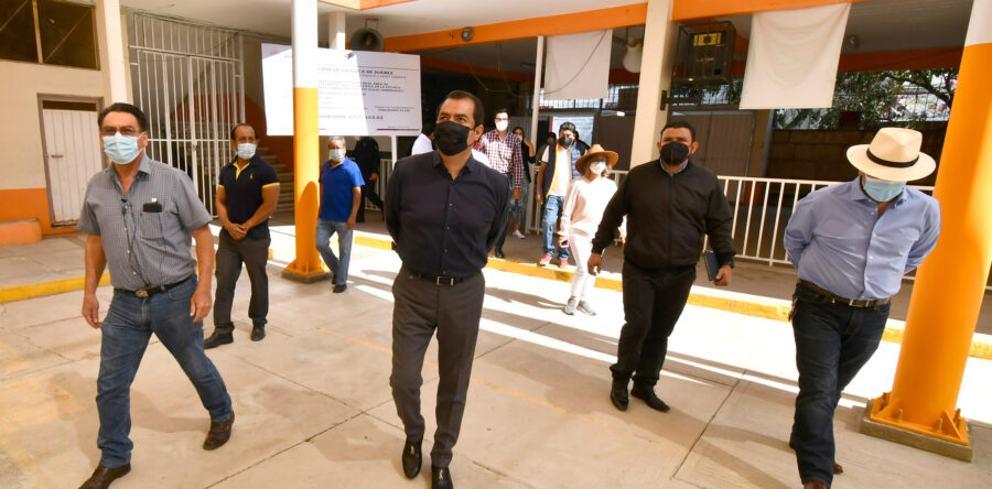 Fortalece Ayuntamiento de Oaxaca infraestructura de la primaria “Enrique Pestalozzi”