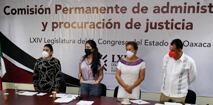 Comparecen aspirantes a integrar tribunales Superior y de Justicia Administrativa de Oaxaca
