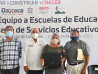 La educación no se detiene; entrega IEEPO mobiliario a 43 escuelas de la Cuenca y Bajo Mixe