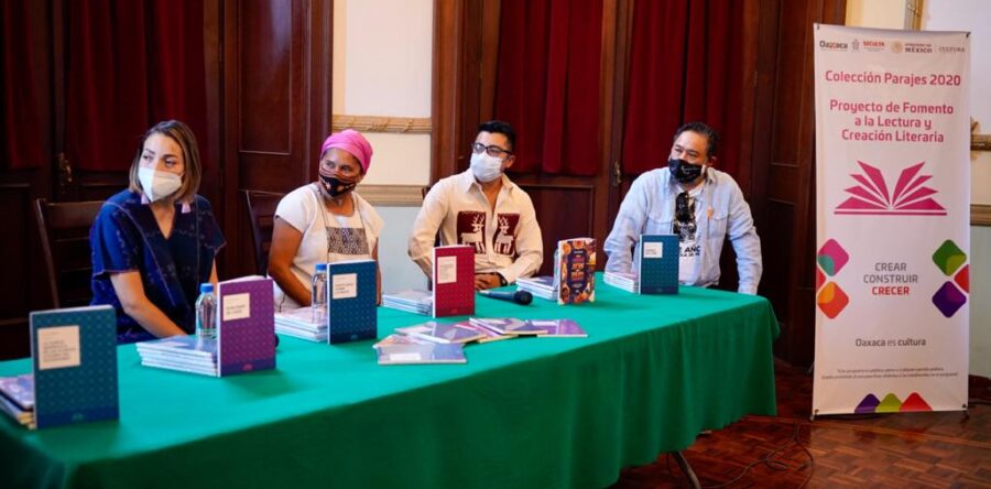 Entrega Seculta, libros a ganadores de la  Convocatoria Colección Parajes 2020