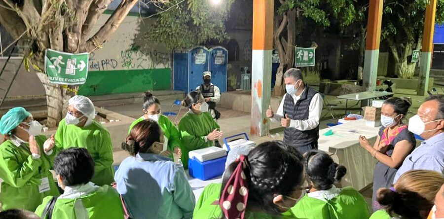 Reconoce Secretario de Salud el compromiso y dedicación de las brigadas de vacunación contra el COVID-19