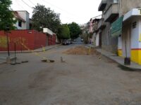 Con bloqueo en la Cascada piden la conclusión de obra de drenaje