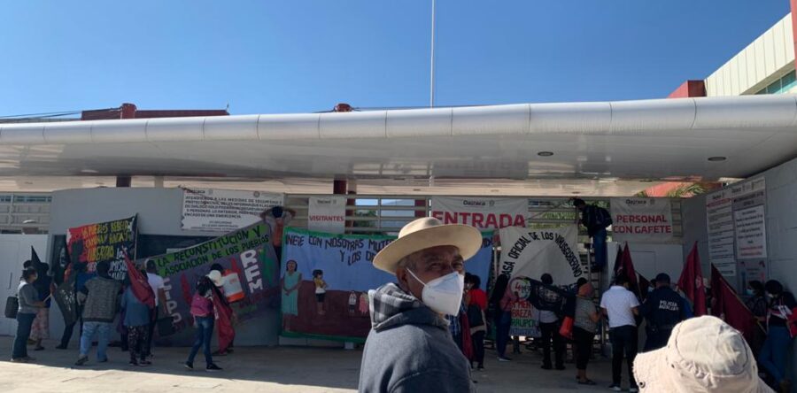 Organización social CIPO-RFM protestó en Ciudad Administrativa