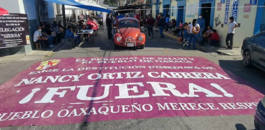 Trabajadores de salud de la sección 35 exigen sean vacunados contra la Covid-19