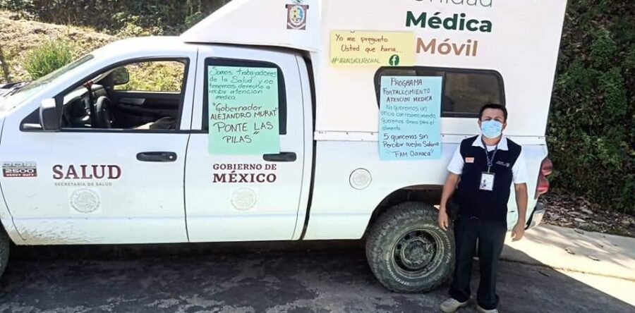 Trabajadores del programa FAM piden el pago de sus quincenas