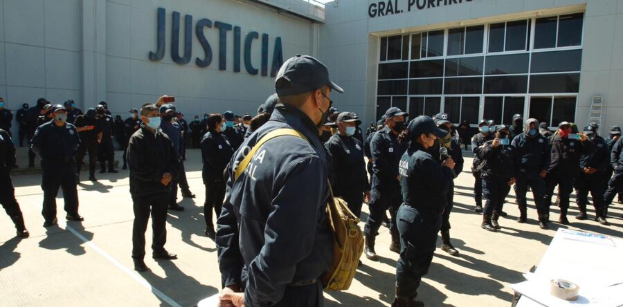 Policías estatales anuncian  paro de labores; exigen renuncia del Secretario y Subsecretario de la SSP