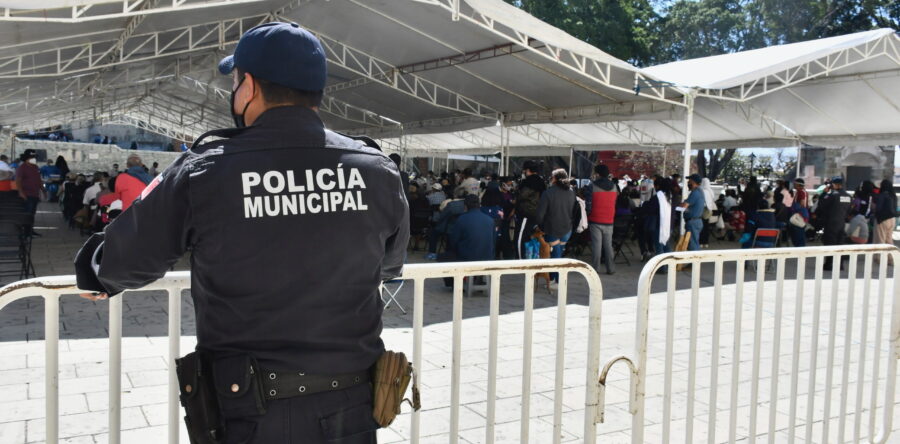 Garantiza Ayuntamiento seguridad durante aplicación de segunda dosis de vacuna contra COVID-19