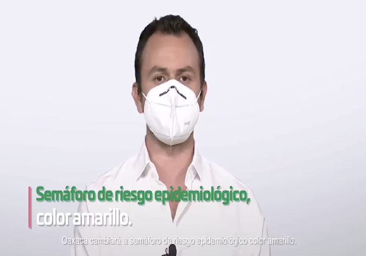 Del 26 de abril al 9 de mayo, Oaxaca estará en semáforo amarillo: SSO
