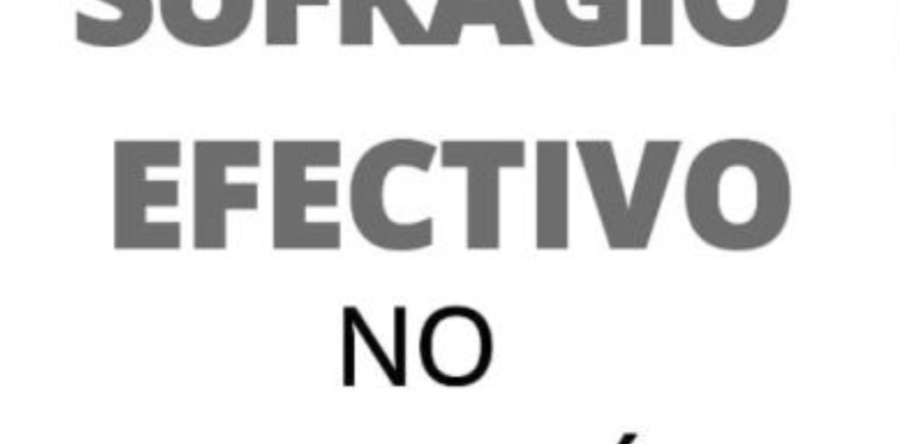 Sufragio efectivo, no reelección: Carlos R. Aguilar Jiménez