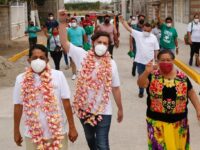 En Juchitán, Pepe Estefan Gillessen recibe respaldo de los mercaderes locales