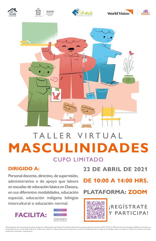 “Masculinidades”, taller dirigido al personal educativo e impartido por el IEEPO