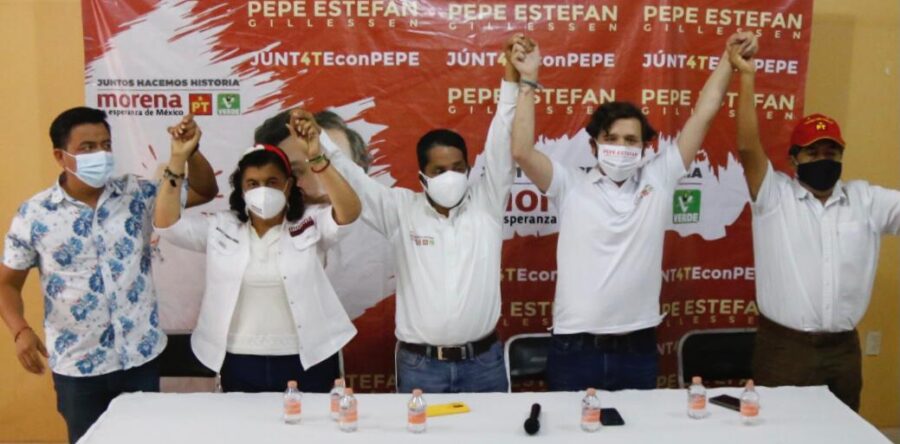 Pepe Estefan Gillessen inició campaña a la diputación federal por el VII distrito electoral federal