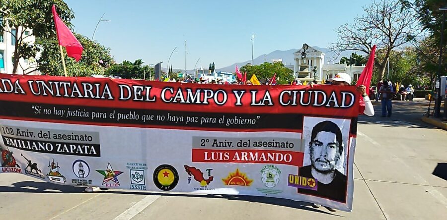 Marcha Sol Rojo y organizaciones sociales para exigir atención a sus demandas