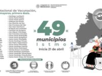 Anuncian jornada de vacunación anticovid en 49 municipios del Istmo