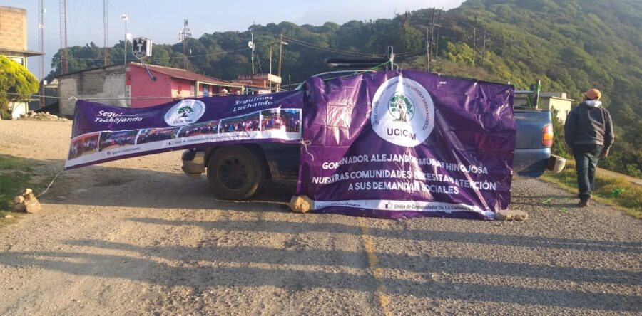 Bloqueos en la Cañada por organizaciones sociales; exigen respuesta a sus demandas