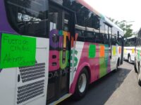 Protestan transportistas contra el Citybus