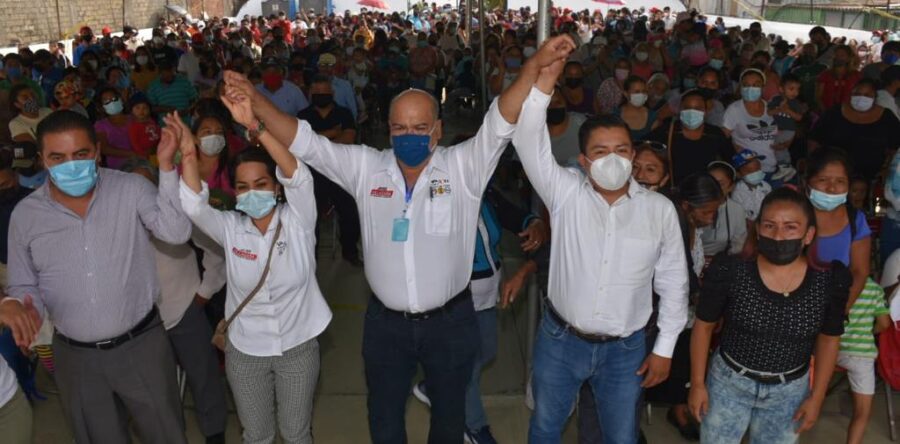 Líderes de izquierda de Pueblo Nuevo respaldan a Javier Villacaña para Presidente Municipal