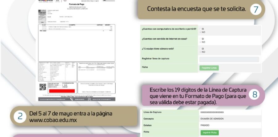 Entregará Cobao fichas para aspirantes de nuevo ingreso