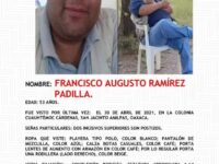 Desaparecido Francisco Ramírez Padilla, periodista en Oaxaca