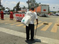 Integrantes del MULTI se movilizaron nuevamente con un bloqueo en Hacienda Blanca