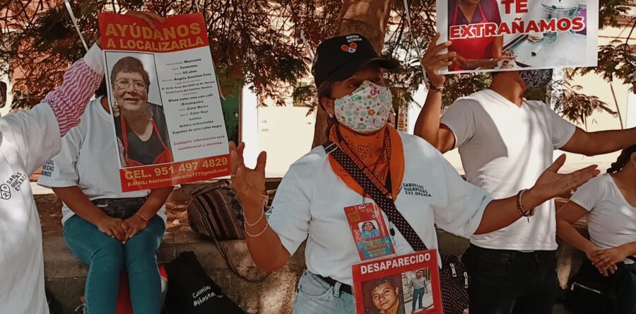 Madres y familiares de personas desaparecidas, marcharon en la Capital del Estado