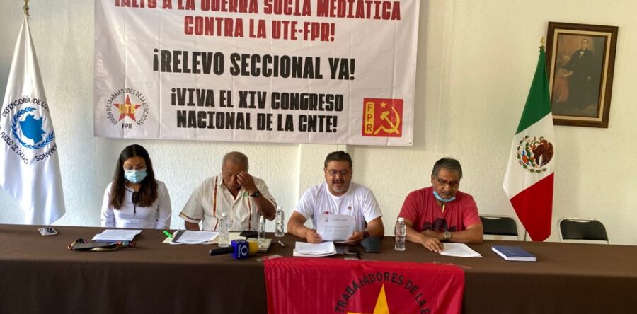 UTE-FPR va contra la dirigencia de la Sección 22 de la CNTE