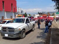 Marcha Sol Rojo para exigir la presentación con vida de Ernesto Sernas
