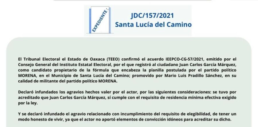 Fracasa intento de Dante Montaño y  Mario Luis Pradillo de “tumbar” candidatura de morenista