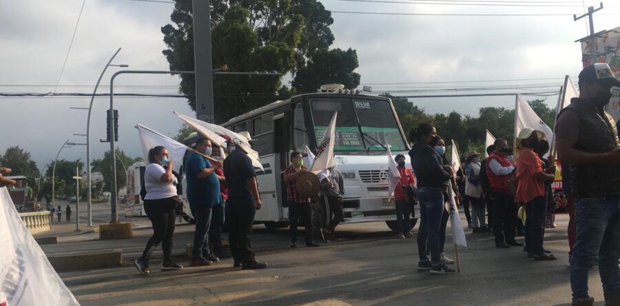 Protestan organizaciones sociales en el marco del Día del Trabajo