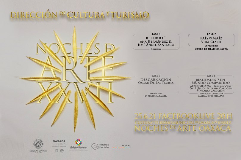 Este viernes, sigue la transmisión virtual de la XXVII edición de Noches de Arte