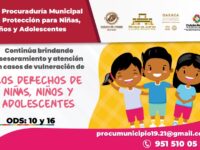 DIF Municipal de Oaxaca de Juárez sigue velando por los derechos de niñas, niños y adolescentes