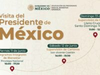 AMLO estará el fin de semana en Oaxaca