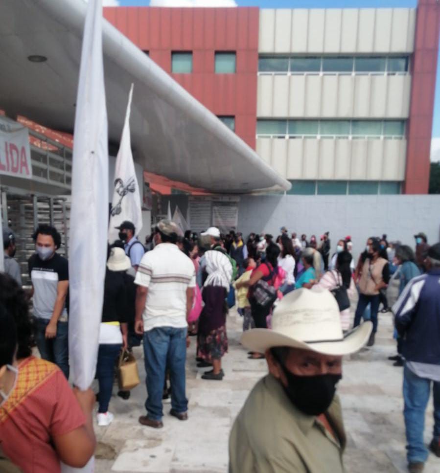 CNPA protestó en Ciudad Administrativa en busca de respuestas favorables a sus demandas