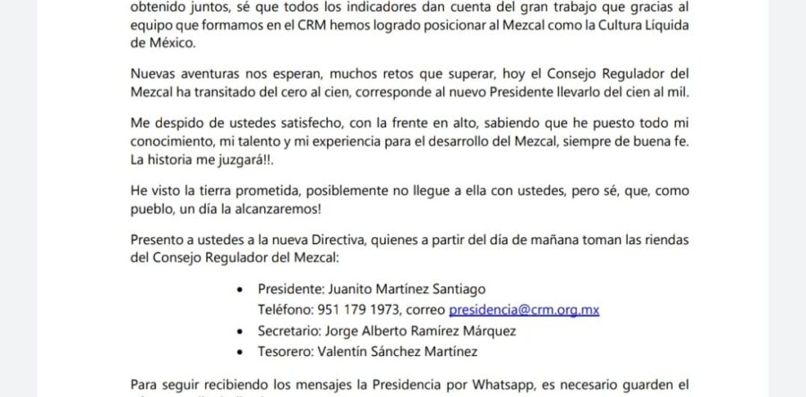Sigue en conflicto el Consejo Mexicano Regulador del Mezcal