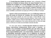 Agreden al candidato de Morena en Villa de Tututepec