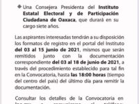 Será mujer quien esté al frente del IEEPCO en los próximos 7 años