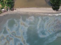 Denuncian contaminación de combustible en la Bahía “La Ventosa”