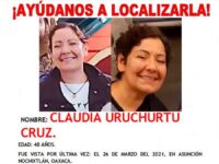 Iniciará la FGEO una nueva búsqueda para dar con Claudia Uruchurtu Cruz